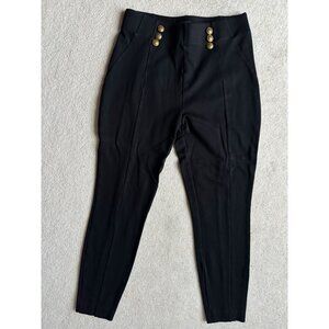 Express black ankle length sailor style pant legging Small
